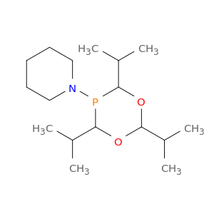 Piperidine, 1-[2,4,6-tris(1-methylethyl)-1,3,5-dioxaphosphorinan-5-yl]-