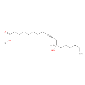 9-Octadecynoic acid, 12-hydroxy-, methyl ester, (R)-