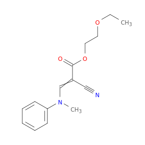 2-Propenoic acid, 2-cyano-3-(methylphenylamino)-, 2-ethoxyethyl ester