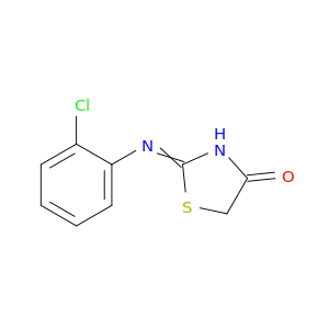 4-Thiazolidinone, 2-[(2-chlorophenyl)imino]-