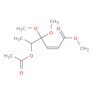 2-Hexenoic acid, 5-(acetyloxy)-4,4-dimethoxy-, methyl ester, (Z)-
