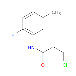 3-CHLORO-N-(2-FLUORO-5-METHYLPHENYL)PROPANAMIDE