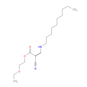 2-Propenoic acid, 2-cyano-3-(decylamino)-, 2-ethoxyethyl ester