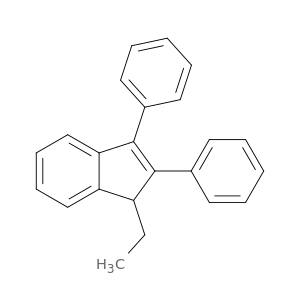 1H-Indene, 1-ethyl-2,3-diphenyl-