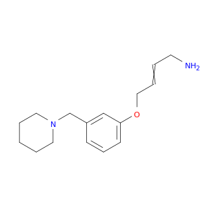 2-Buten-1-amine, 4-[3-(1-piperidinylmethyl)phenoxy]-