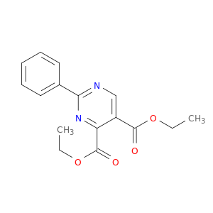 4,5-Pyrimidinedicarboxylic acid, 2-phenyl-, diethyl ester