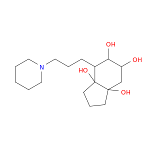 1H-Indene-3a,5,6,7a-tetrol, hexahydro-4-[3-(1-piperidinyl)propyl]-