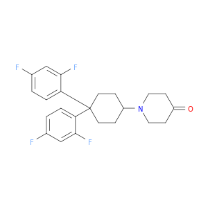 4-Piperidinone, 1-[4,4-bis(2,4-difluorophenyl)cyclohexyl]-