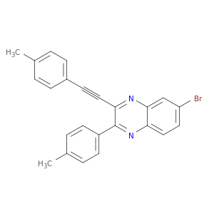 6-Bromo-2-(p-tolyl)-3-(p-tolylethynyl)quinoxaline