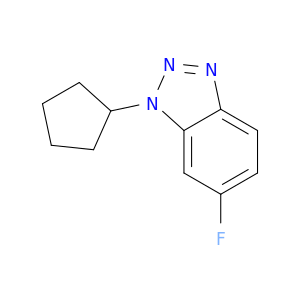 1-Cyclopentyl-6-fluoro-1,2,3-benzotriazole