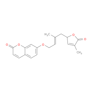 7-[(E)-3-methyl-4-(4-methyl-5-oxo-2H-furan-2-yl)but-2-enoxy]chromen-2-one
