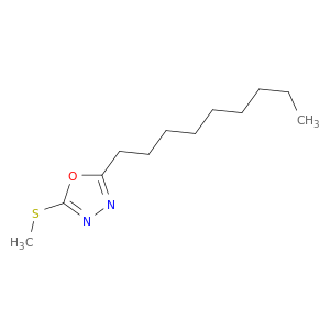1,3,4-Oxadiazole, 2-(methylthio)-5-nonyl-