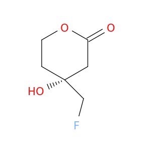 2H-Pyran-2-one,4-(fluoromethyl)tetrahydro-4-hydroxy-, (R)- (9CI)