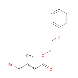 2-Butenoic acid, 4-bromo-3-methyl-, 2-phenoxyethyl ester