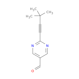 5-Pyrimidinecarboxaldehyde, 2-(3,3-dimethyl-1-butynyl)-