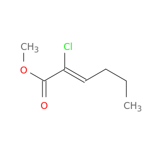 2-Hexenoic acid, 2-chloro-, methyl ester, (Z)-