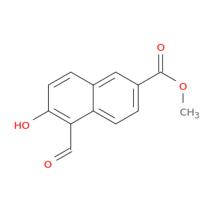 2-Naphthalenecarboxylic acid, 5-formyl-6-hydroxy-, methyl ester
