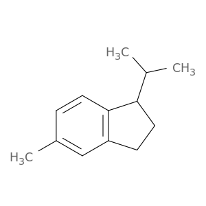 1H-Indene, 2,3-dihydro-5-methyl-1-(1-methylethyl)-