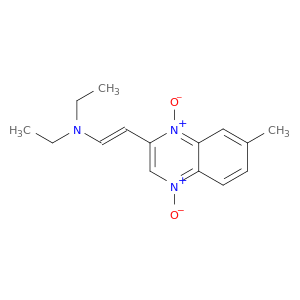 Ethenamine, N,N-diethyl-2-(7-methyl-1,4-dioxido-2-quinoxalinyl)-, (E)-