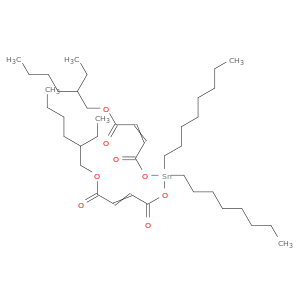 5,7,12-Trioxa-6-锡纳克基癸菌-2,9-乙酸,14-乙基-6,6-二辛基-4,8,11-三元氧,2-乙基己酯