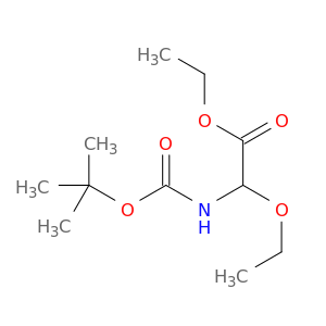 Acetic acid, [[(1,1-dimethylethoxy)carbonyl]amino]ethoxy-, ethyl ester