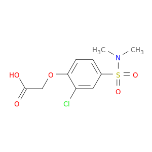 Acetic acid, [2-chloro-4-[(dimethylamino)sulfonyl]phenoxy]-