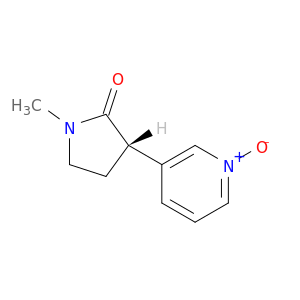 2-Pyrrolidinone, 1-methyl-3-(1-oxido-3-pyridinyl)-, (S)-