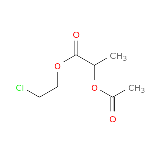 Propanoic acid, 2-(acetyloxy)-, 2-chloroethyl ester