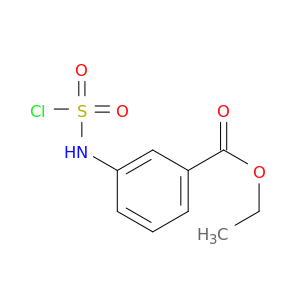 Benzoic acid, 3-[(chlorosulfonyl)amino]-, ethyl ester