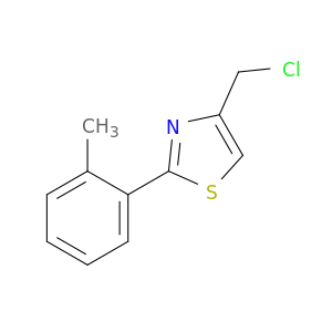 4-(氯甲基)-2-(2-甲基苯基)-1,3-噻唑