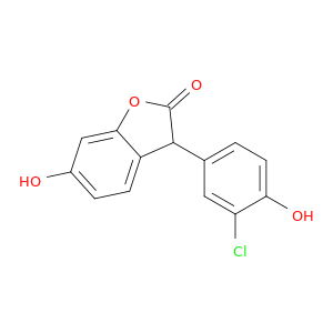 2(3H)-Benzofuranone, 3-(3-chloro-4-hydroxyphenyl)-6-hydroxy-