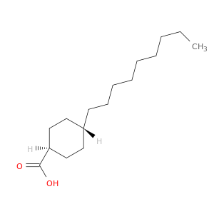 Cyclohexanecarboxylic acid, 4-nonyl-, trans-