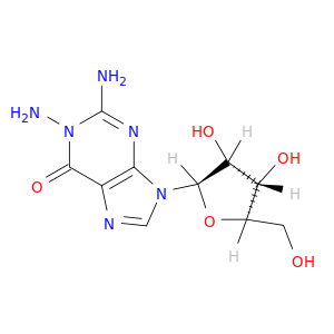 1,2-diamino-9-[3,4-dihydroxy-5-(hydroxymethyl)oxolan-2-yl]purin-6-one