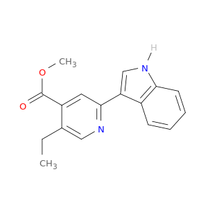 4-Pyridinecarboxylic acid, 5-ethyl-2-(1H-indol-3-yl)-, methyl ester