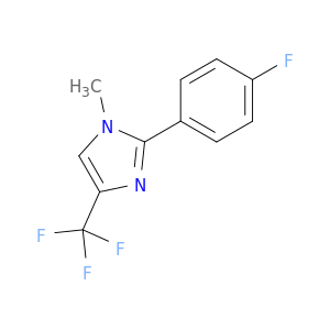 1H-Imidazole, 2-(4-fluorophenyl)-1-methyl-4-(trifluoromethyl)-