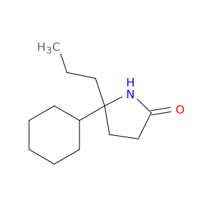 5-CYCLOHEXYL-5-PROPYLPYRROLIDIN-2-ONE