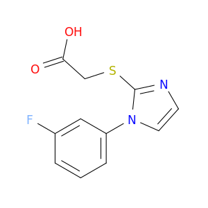 2-[1-(3-氟苯基)-1H-咪唑-2-基]硫酸乙酸