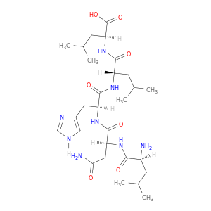 L-Leucine, L-leucyl-L-asparaginyl-L-histidyl-L-leucyl-