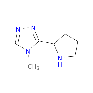 4-Methyl-3-(pyrrolidin-2-yl)-4h-1,2,4-triazole
