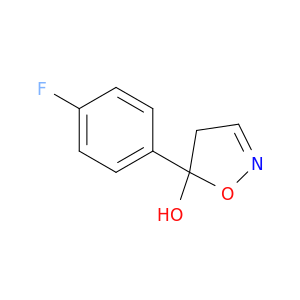5-Isoxazolol, 5-(4-fluorophenyl)-4,5-dihydro-
