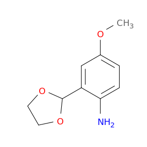 Benzenamine, 2-(1,3-dioxolan-2-yl)-4-methoxy-