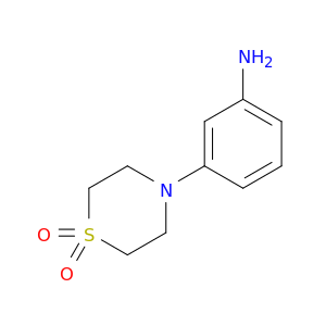 4-(3-Aminophenyl)-1lambda6-thiomorpholine-1,1-dione