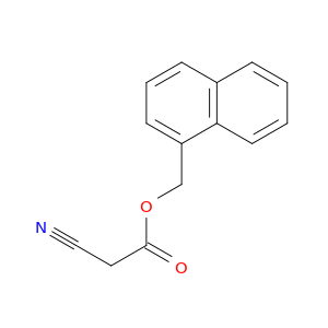 Acetic acid, cyano-, 1-naphthalenylmethyl ester