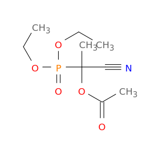 Phosphonic acid, [1-(acetyloxy)-1-cyanoethyl]-, diethyl ester