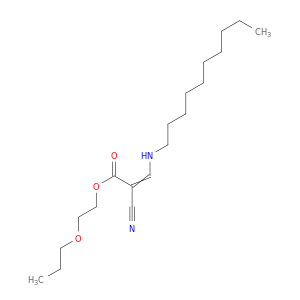 2-Propenoic acid, 2-cyano-3-(decylamino)-, 2-propoxyethyl ester