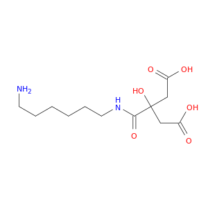 Pentanedioic acid, 3-[[(6-aminohexyl)amino]carbonyl]-3-hydroxy-