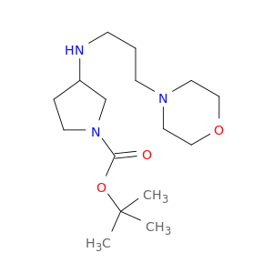 1-Pyrrolidinecarboxylicacid, 3-[[3-(4-morpholinyl)propyl]amino]-, 1,1-dimethylethyl ester