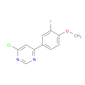 4-chloro-6-(3-fluoro-4-methoxyphenyl)pyrimidine