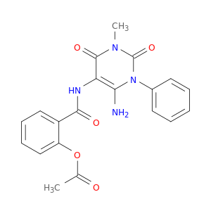 Benzamide,2-(acetyloxy)-N-(6-amino-1,2,3,4-tetrahydro-3-methyl-2,4-dioxo-1-phenyl-5-pyrimidinyl)-