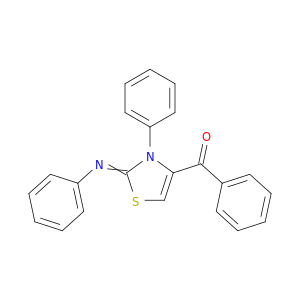 Methanone, [2,3-dihydro-3-phenyl-2-(phenylimino)-4-thiazolyl]phenyl-